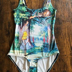 Cheshire Cat Swimsuit BlackMilk - Limited